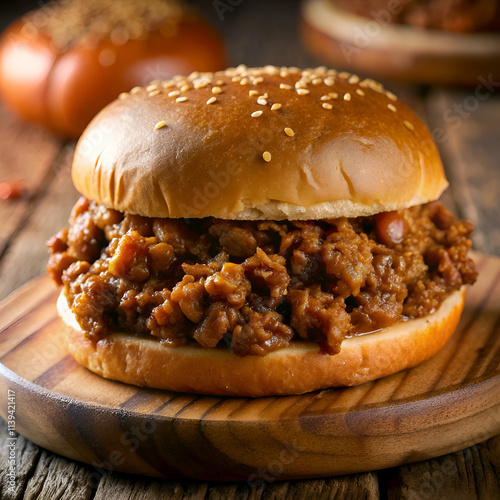 Sloppy Joe Sandwich. A Classic Comfort Food photo