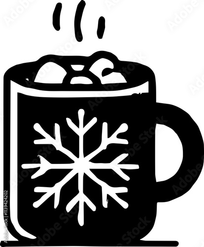 coffee cup christmas icon