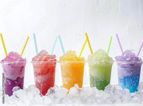 Rainbow Slushies: A Refreshing Summer Treat