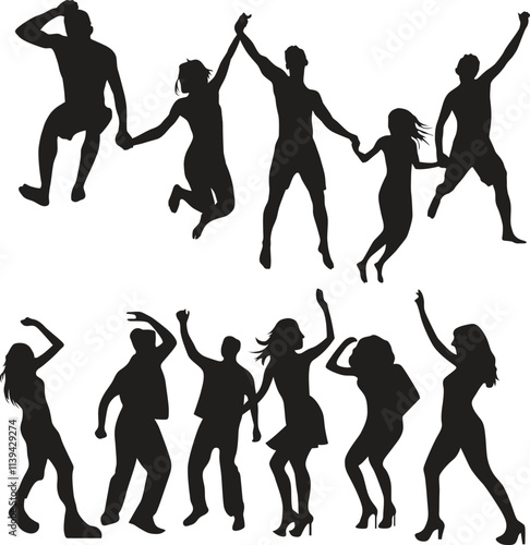 people in the crowd, Dancing