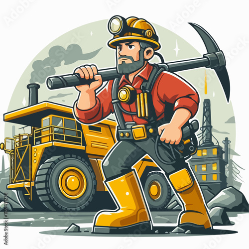 Illustration of a worker