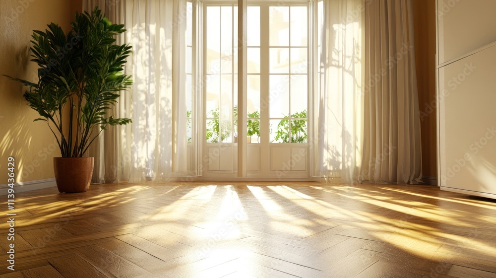 Sunlit Room Interior Design: Modern, Bright, and Serene Living Space Sunlit Room Interior Design: Modern, Bright, and Serene Living Space