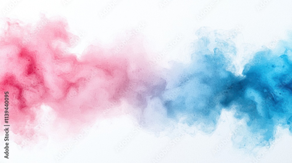 Fototapeta premium Colorful smoke art display creative space digital artwork abstract environment aesthetic view artistic concept