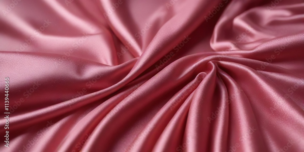 Fototapeta premium Polyester fabric with subtle shimmer and shine effects, woven, intricate, textured