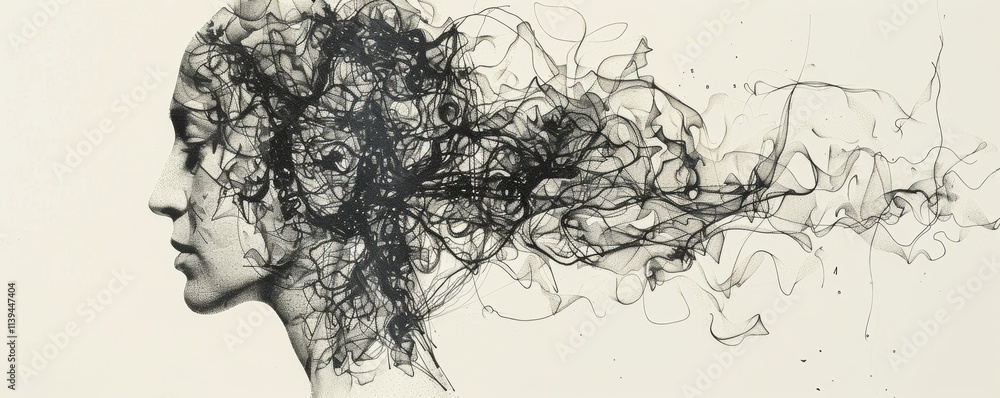 Chaos within: Tangled Threads of Anxiety in a Clouded Mind Chaos within: Tangled Threads of Anxiety in a Clouded Mind