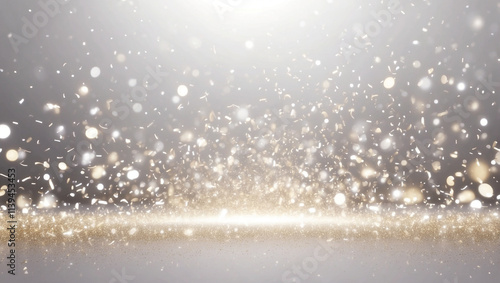 Abstract White Particles for Business Event  