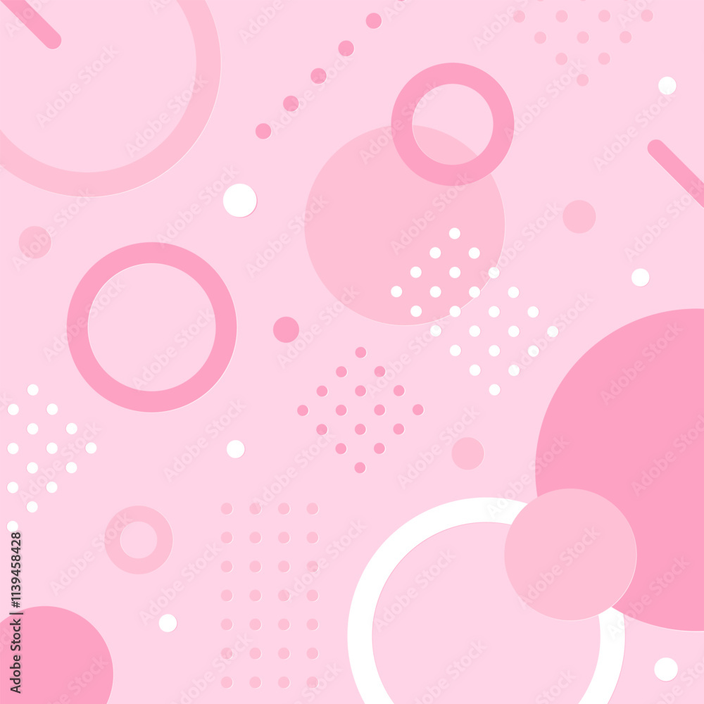 春を感じるピンク色の背景。抽象的なシェイプのベクターイラスト素材。 春を感じるピンク色の背景。抽象的なシェイプのベクターイラスト素材。
