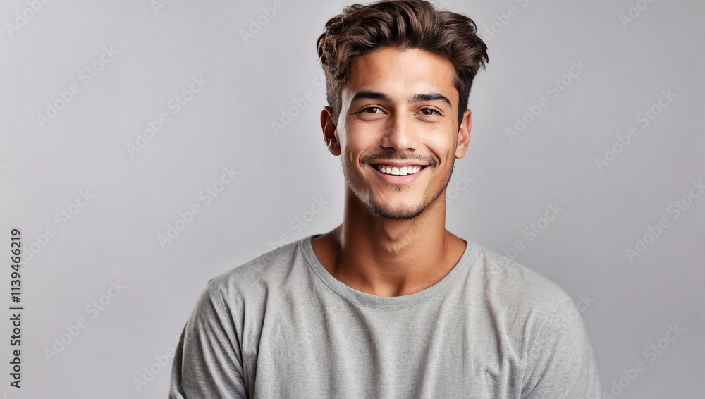 Obraz premium Handsome Smiling Young Man