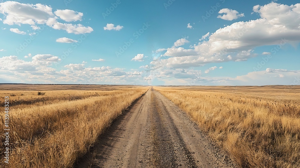 Fototapeta premium A Visualization of a Wildlife Corridor Map Combined with a Virtual Twin Predicting the Route Sustainability Leaving Copy Space on the Right Side for Text Overlay