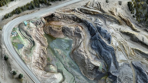 A comprehensive watershed management map combined with a virtual twin system that forecasts runoff patterns providing valuable data and insights for environmental planning and decision making