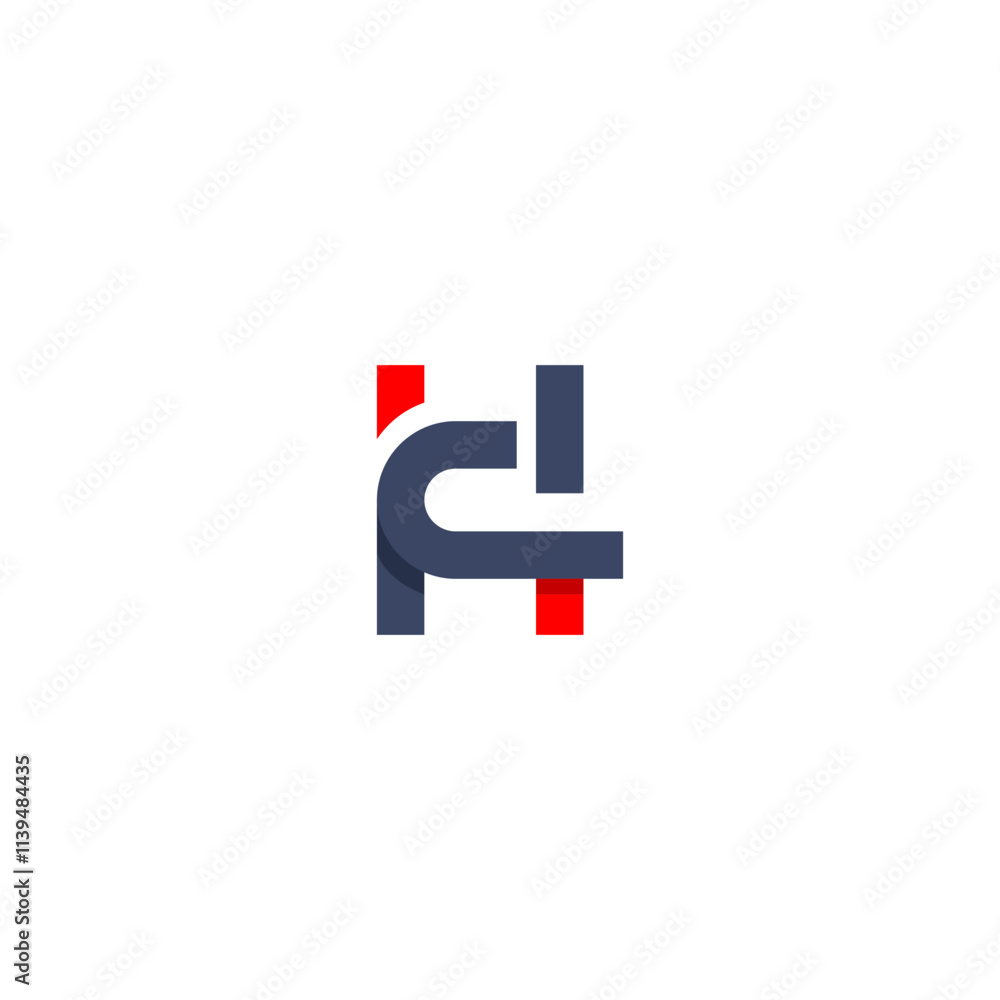 Creative HC, CH letter logo design template elements. Modern abstract digital alphabet letter logo. Creative HC, CH letter logo design template elements. Modern abstract digital alphabet letter logo.
