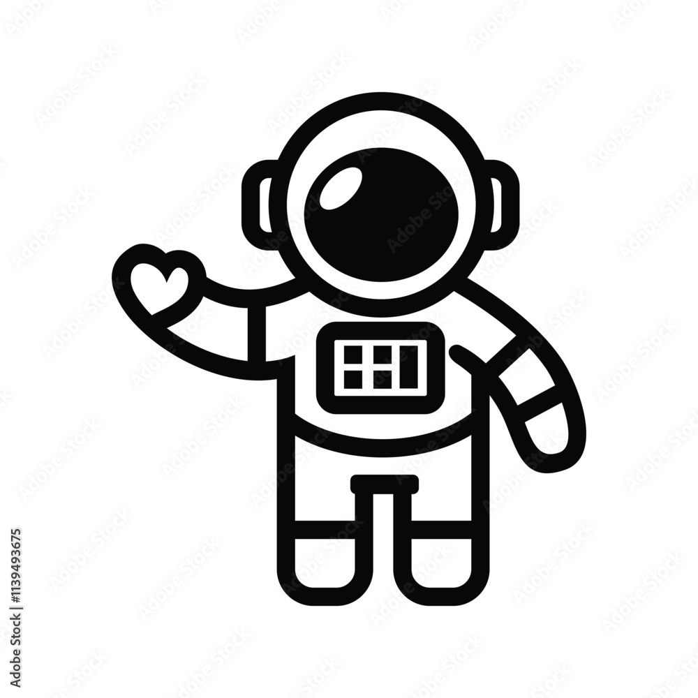 Fototapeta premium astronaut character