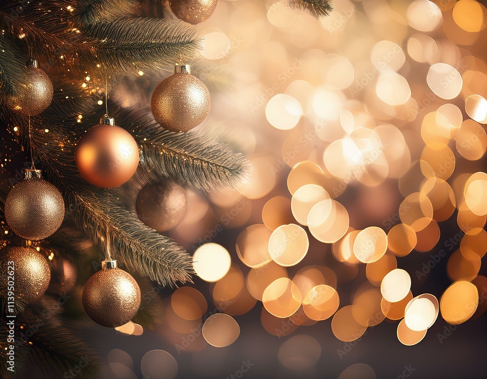 Gold light shiny bokeh abstract blur background with bright round defocus golden pattern with Christmas tree, can use for Christmas festive decoration and any design Gold light shiny bokeh abstract blur background with bright round defocus golden pattern with Christmas tree, can use for Christmas festive decoration and any design