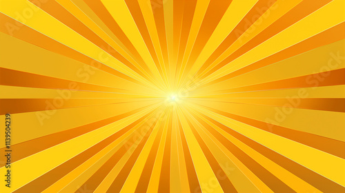 Wallpaper Mural A yellow background with a bright light in the center Torontodigital.ca