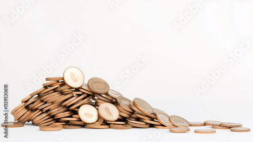 Golden Fortune: A large pil...