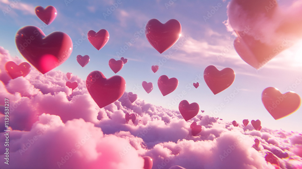 Valentine's Day creative banner. Surprise gift with red ribbons and red heart shaped on background. Valentines day concept. copy space
Valentine's Day creative banner. Surprise gift with red ribbons and red heart shaped on background. Valentines day concept. copy space
