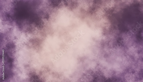 Abstract purple and beige smoky cloud background.