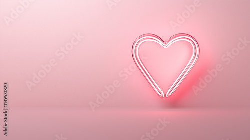 Glowing Neon Heart: A roman...