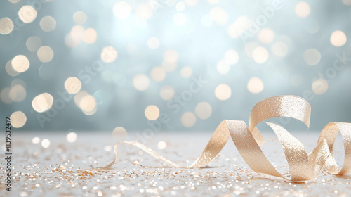 Festive Sparkle: A golden r...