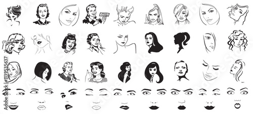 woman face icon