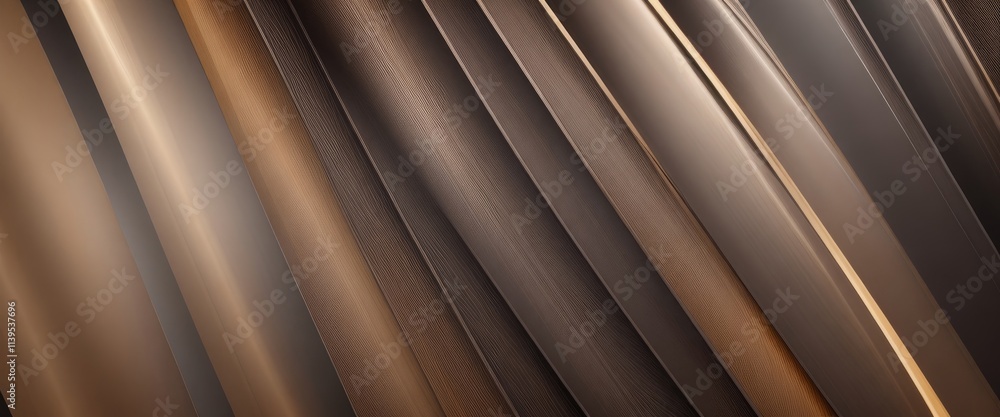 Obraz premium Abstract Brown and black light pattern gradient metal texture background