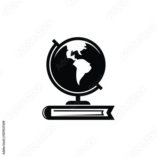 globe on a book