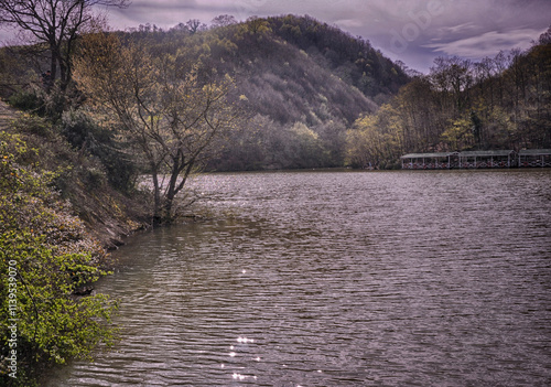 Hiden Lake (Sakli Gol) in Sile, Istanbul, Turkey photo