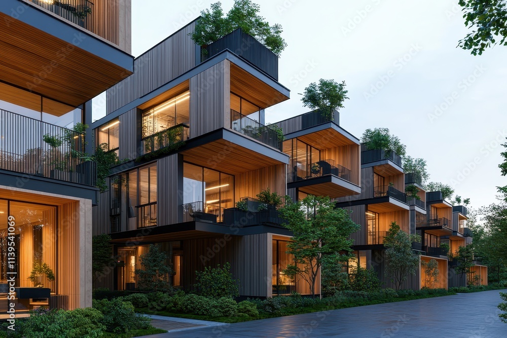 A prefabricated residential building complex designed for modern living and sustainable urban development. A prefabricated residential building complex designed for modern living and sustainable urban development.