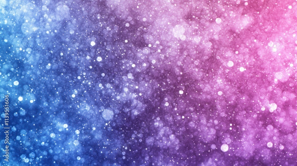 Obraz premium A vibrant, abstract background featuring soft bokeh lights in blue and pink hues.