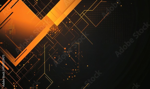 Abstract Futuristic Technology Background