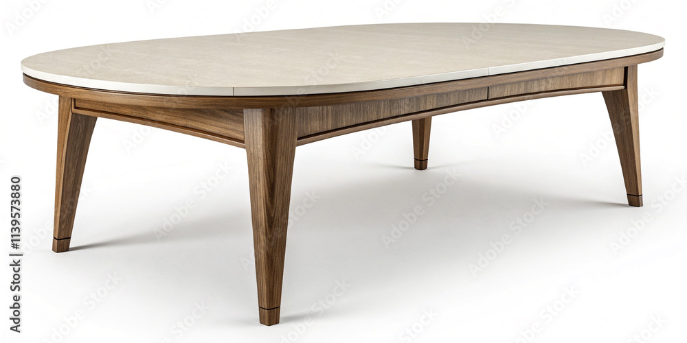 Side View of a Modern Coffee Table: Stylish Centerpiece Side View of a Modern Coffee Table: Stylish Centerpiece