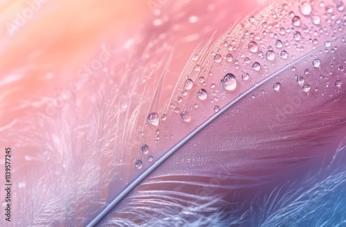 Delicate Feather Adorned Wi...