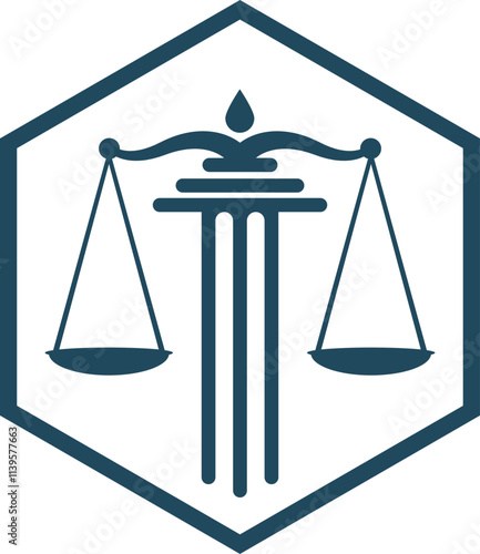 Law Firm logo  and Icon design.
