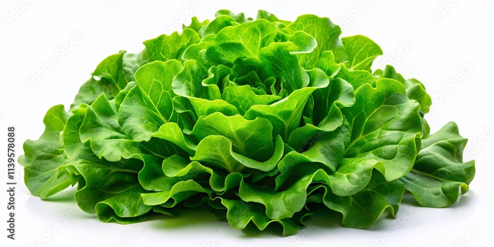 Fresh Green Lettuce Leaves - Aerial Photography, PNG