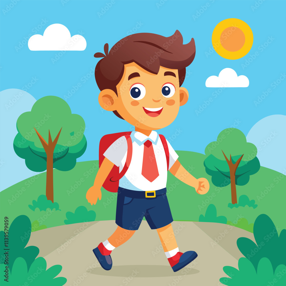 boy running in the park boy running in the park