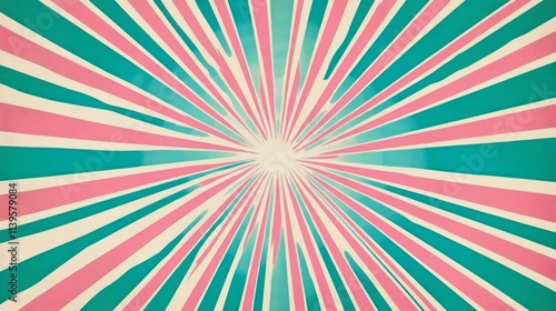 Abstract Pastel Striped Rad...