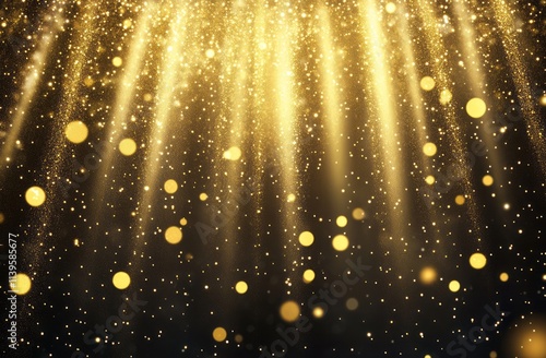 Golden Glitter Lights Spark...