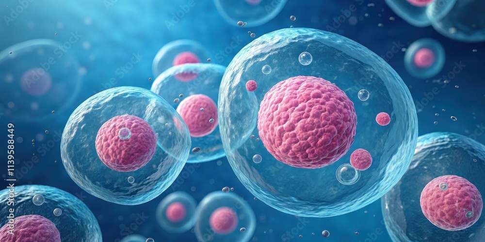 Microscopic View of Cellular Structures A Detailed Representation of Eukaryotic Cells and Their Internal Organelles Microscopic View of Cellular Structures A Detailed Representation of Eukaryotic Cells and Their Internal Organelles