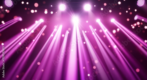 Pink Stage Lights Create Dr...