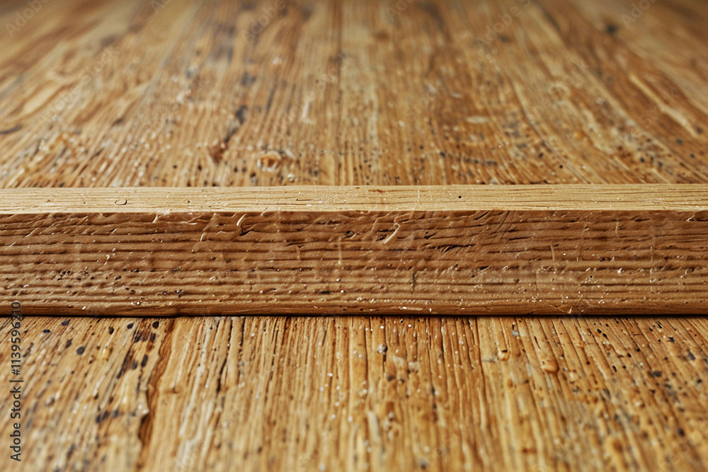 Wooden plank texture closeup