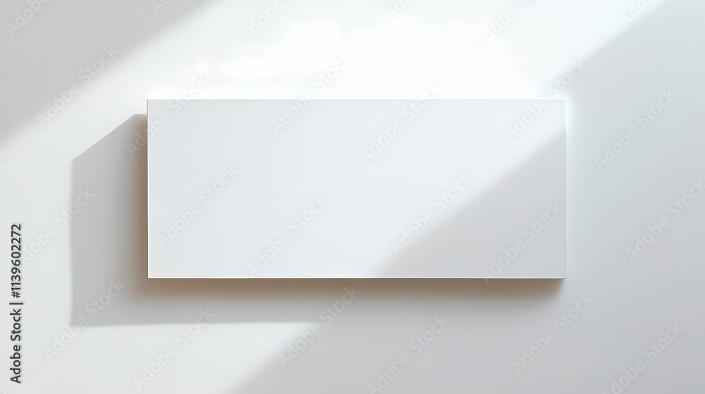 Minimalist Blank Canvas Against Light Wall with Natural Shadow, Ideal for Displaying Art, Photography, or Creative Projects in Modern Interior Design Minimalist Blank Canvas Against Light Wall with Natural Shadow, Ideal for Displaying Art, Photography, or Creative Projects in Modern Interior Design