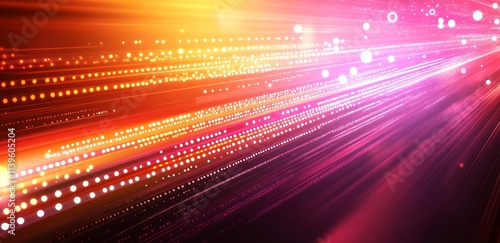 Abstract Digital Data Strea...