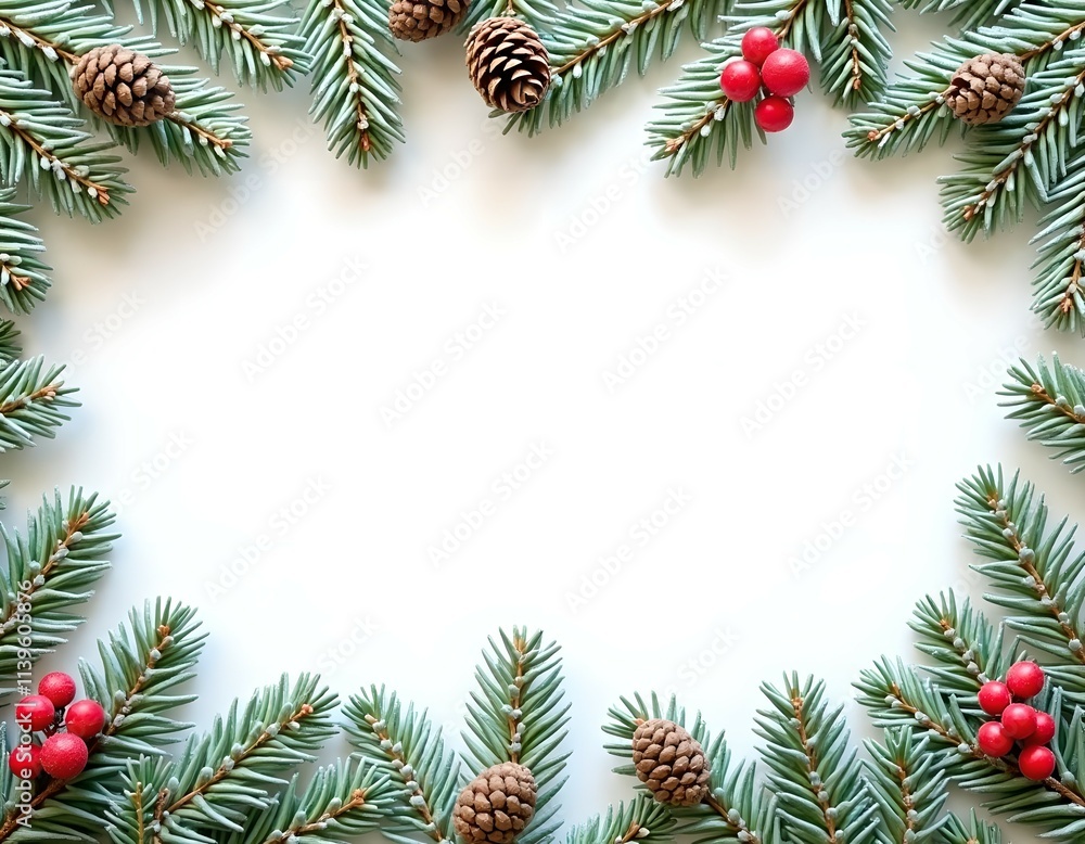 Christmas card with space for wishes Christmas card with space for wishes