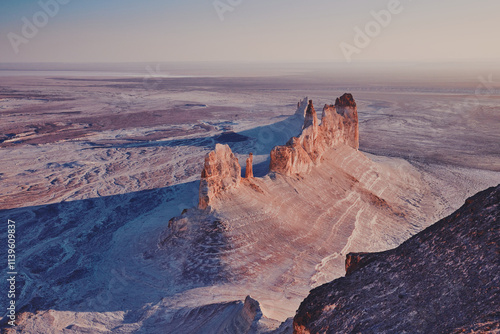Obraz na płótnie On the Ustyurt Plateau