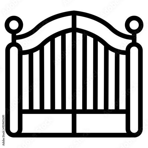 Gate Line Icon