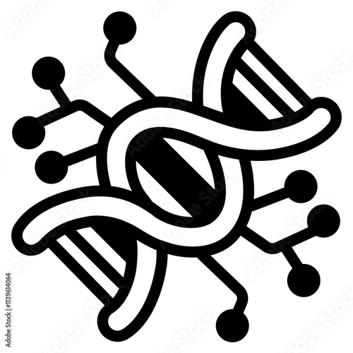 Gene expression Glyph Icon