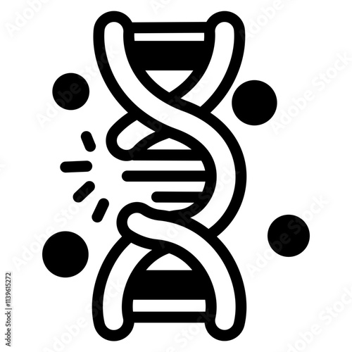 Genetic mutation Glyph Icon