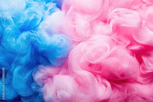 Vibrant close-up of a cotton candy background.