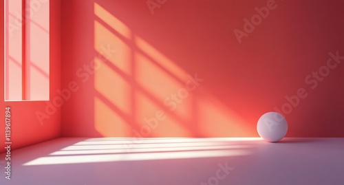 Minimalist Room Setting Wit...
