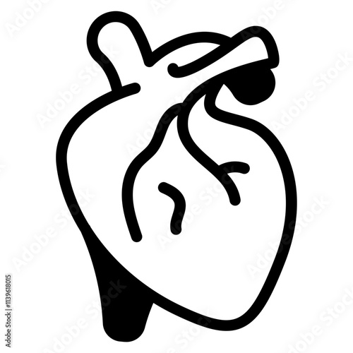 Heart Glyph Icon